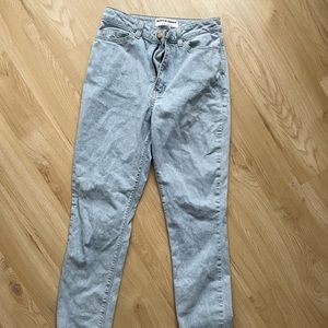 American apparel high waisted jeans